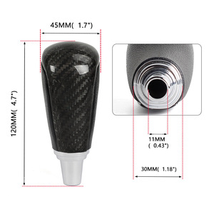Pomo de cambio de fibra de carbono para Toyota Highlander Camry RAV4, diseño ergonómico, material de carbono real SFN134 - Product Image 2