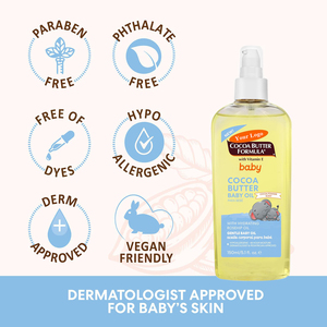 Huile corporelle pour bébé naturelle avec beurre de karité et huile de noix de coco, hydratante et apaisante, soin hydratant de la peau pour bébé, accepte OEM ODM - Product Image 2