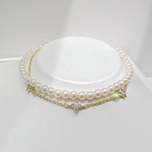 กำไลข้อมือเงินแท้ 925 ลายสัตว์ ชุบทอง 18k 14k ดีไซน์ทันสมัย ประดับมุกและอัญมณี ทำด้วยมือ สำหรับสาวๆ - Product Image 5