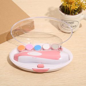Gran Oferta 6 en 1, Kit de <span class=keywords><strong>lima</strong></span> de uñas eléctrica automática <span class=keywords><strong>para</strong></span> <span class=keywords><strong>recién</strong></span> <span class=keywords><strong>nacidos</strong></span>, uso seguro, recortador de uñas <span class=keywords><strong>para</strong></span> <span class=keywords><strong>bebés</strong></span> - Product Image 5