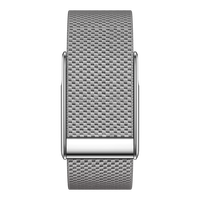 E500 Pulsera Inteligente Plateada con Monitor de ECG, Reloj Inteligente con IA para el Cuidado de la Salud, Dispositivo Portátil con Monitor de Frecuencia Cardíaca, Smartband Deportiva para Android e iOS