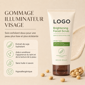 Exfoliante Facial Natural para la Piel, Unifica el Tono de la Piel, Textura Suave, Ácido Hialurónico, Extracto de Soya, Para Todo Tipo de Piel - Product Image 3