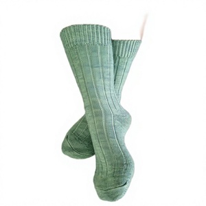 Women's Crew Length <b>Winter</b> <b>Socks</b> Solid Color Spandex/Nylon/Cotton Breathable Knitted Casual Daily Use Bulk Pack - Product Image 1