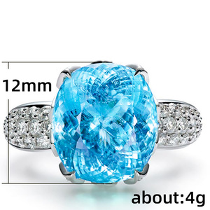 Elegante Anello Scintillante alla Moda, Anello di Fidanzamento e Matrimonio, Gioielli da Donna - Product Image 3