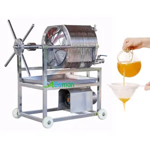 Edelstahl-Lebensmittelqualität Platte und Rahmen Filterpresse für Wein Öl Milch Filtration Bier 10-Schichten-Filter mit Filterpapier