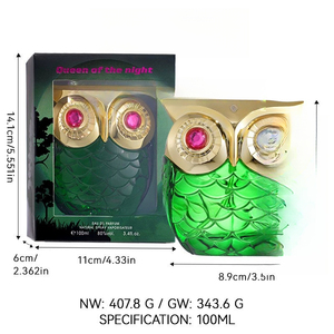 Eau de Parfum con Aroma Amaderado de Larga Duración para Mujer, Set de Viaje con Spray Corporal y Mini Fragancias para Regalo con Diseño de Búho para Marca Privada - Product Image 4