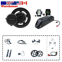 Bafang BBS02B Kit Konversi Sepeda Listrik, Drive Tengah Motor 36V 250W 350W 500W dengan Baterai