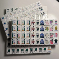 2026 Golf Masters Edition Ensemble de tuiles de Mahjong américain de luxe 160 pièces en acrylique gravé, jeu de casino professionnel américain