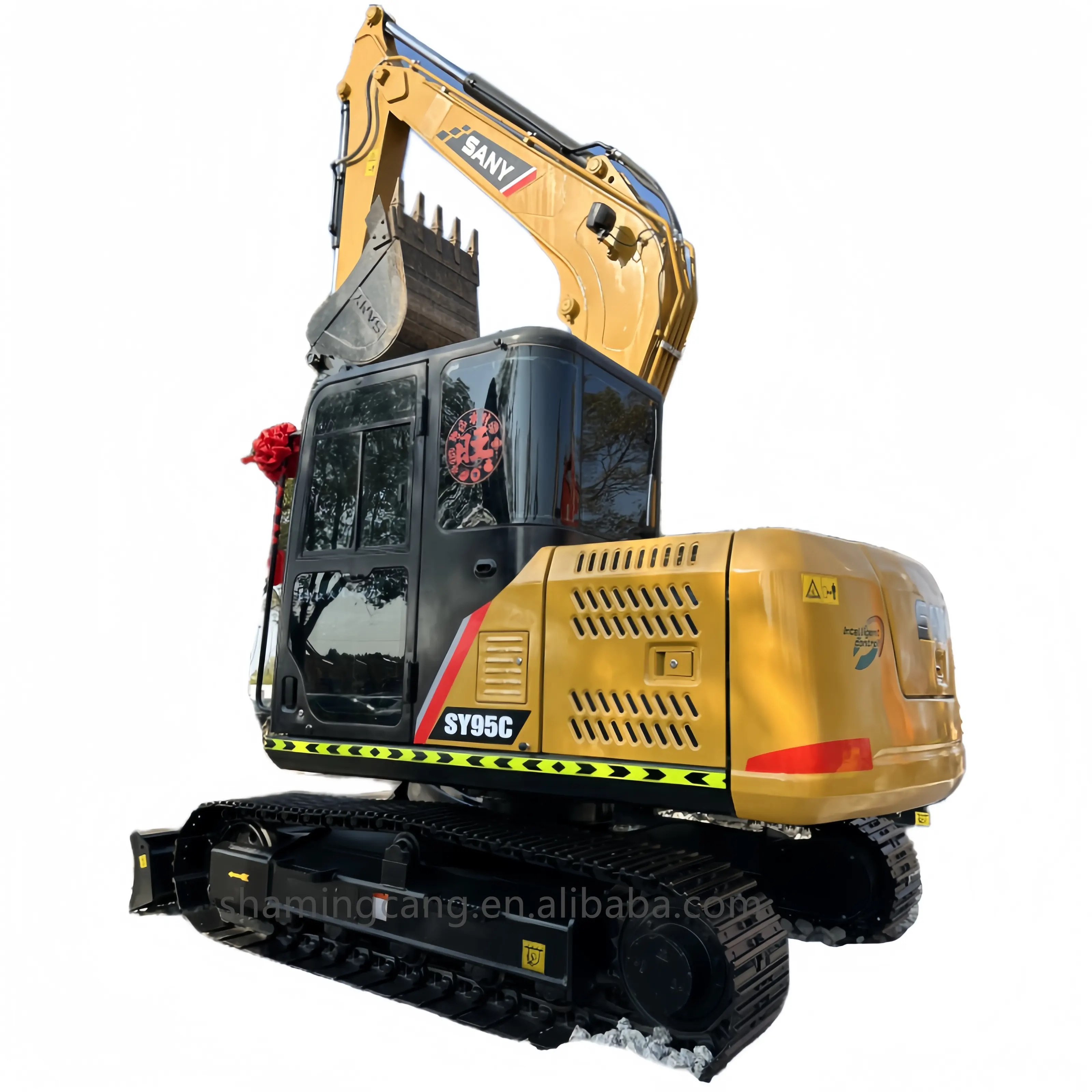 China Brand Sany Used Excavator SANY SY95C with few working hours 9.5Ton Used Excavator SY75CPRO in yard on hot sale