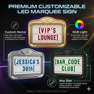 Custom LED Marquee Sign <strong>for</strong> Nightclub <strong>Bottle</strong> Service VIP Birthday Party <strong>Light</strong> up Sign OEM Factory - Product Image 4