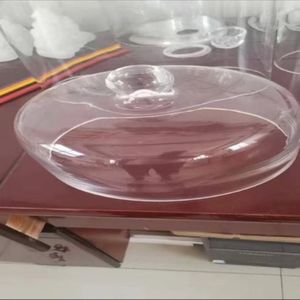 Dômes à gâteau en verre <span class=keywords><strong>transparent</strong></span> faits à la main en gros - Product Image 5