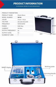 पशु शॉकवेव दर्द राहत मशीन गहरे स्तर के पशु प्रभाव मालिश आघात तरंग चिकित्सा उपकरण - Product Image 3