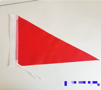 Drapeau triangulaire en polyester, drapeau triangulaire personnalisé imprimé