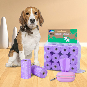 ถุงอุจจาระสุนัขพลาสติกย่อยสลายได้พกพาสะดวกและนำกลับมาใช้ใหม่ได้สำหรับขยะหรือแป้ง - Product Image 1