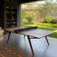 Table de ping-pong en bois multifonctionnelle sur mesure, 2 en 1, pour salle de jeux et club
