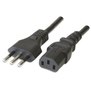 สายไฟ Zz Cavo C13 ยาว 1.5 เมตร ปลั๊กอิตาลี IEC ตัวเมีย เป็น CEI ตัวผู้ 16 แอมป์ วัสดุ PVC - Product Image 1