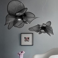Lampe suspendue papillon La Belle Etoile LED PVC 3000K, lampe créative de designer pour salon, salle à manger, chambre à coucher