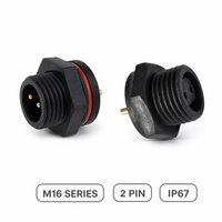 Connecteur circulaire étanche IP68 à vis M16, 2 à 8 broches, droit ou à angle droit, mâle/femelle, pour capteur industriel