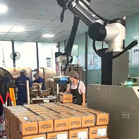 Système de palettisation robotique collaboratif compact, facile à installer, pour l'empilage de boîtes en usine