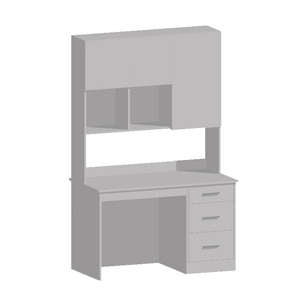 Tùy chỉnh nhôm tổ ong bảng điều khiển máy tính hiện đại nghiên cứu bảng nhà văn phòng đồ nội thất bàn với kệ sách - Product Image 4