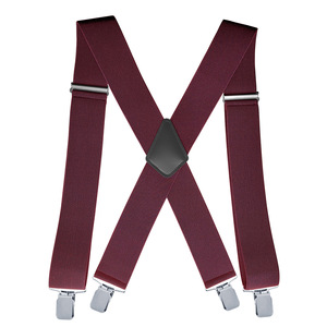 Pantaloni Lunghi da Uomo con <span class=keywords><strong>Bretelle</strong></span> Elastiche di Alta Qualità, <span class=keywords><strong>Bretelle</strong></span> Regolabili Monocolore per Uomo, Business Casual - Product Image 5