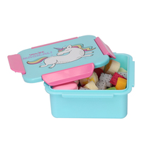 Toursun nouveau design Boîte à bento haute étanche rectangulaire enfants Boîte à collation en plastique enfants