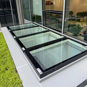 Châu Âu Thiết Kế Hiện Đại Có Thể Thu Vào Skylight Côn Trùng Màn Hình Cửa Sổ Gấp Khung Hợp Kim Nhôm Với Dọc Mô Hình Mở - Product Image 6