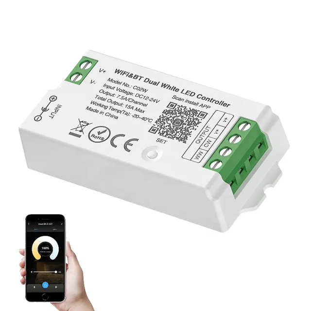 Tuya App Control WIFI Wireless Dimming CCT Dimmable LED Light Driver Intelligent LED Driver