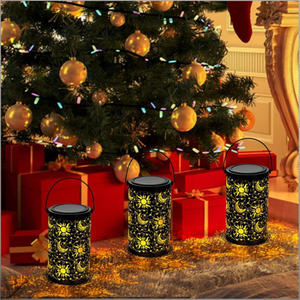 Nouveau design en métal bougie pot chauffe-plat en fer forgé évider <span class=keywords><strong>lampe</strong></span> de jardin extérieure étanche pour la décoration de la maison - Product Image 2