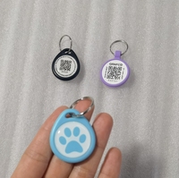 Baboney Maßgefertigte Günstige Langlebige Hunde-QR-Code Smart Pet ID Namensanhänger Solide Umweltfreundliche ABS Leichtgewichtige Moderne BB-9190 Hunde