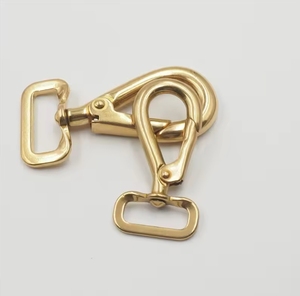 Precio de fábrica, ganchos de gatillo de Metal de 25mm, gancho de presión ovalado, mosquetón, herrajes para bolsos - Product Image 5