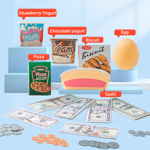 Calculadora electrónica para niños, juego de dinero de imitación, tienda de comestibles, juegos de supermercado, caja registradora, juguete con escáner - Product Image 4
