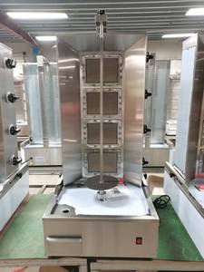Thương mại 4-burner khí Countertop shawarma máy dễ dàng để làm sạch và an toàn để operat-không gỉ thiết bị nhà bếp cambon. ZH-92 - Product Image 2