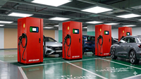 Estación de Carga para Vehículos Eléctricos Comercial Nueva Personalizada OEM/ODM, Cargador Rápido de CC de Doble Pistola de 60-160kW, Autenticación por Aplicación/RFID OCPP 1.6/2.0