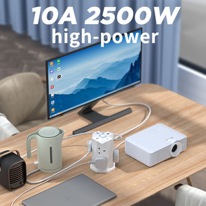 8 cách 4 USB <span class=keywords><strong>Power</strong></span> Strip Surge bảo vệ chúng tôi tiêu chuẩn cắm đa mở rộng ổ cắm Outlet markdown bán - Product Image 2