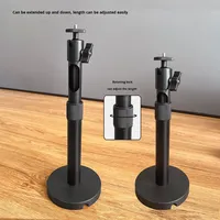 Soporte de Pared y Techo para Proyector de Aluminio Ajustable de 27-40 cm, Color Blanco y Negro, para Hoteles y Alojamientos
