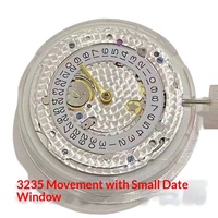Mouvement haut de gamme Shanghai 3235 avec petite fenêtre de date, compatible avec les boîtiers de la série, fléau bleu neuf