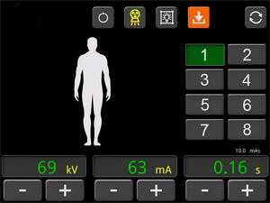 携帯型獣医または人間用デジタルX線ワイヤレス<span class=keywords><strong>DR</strong></span> X線フラットパネル検出器（病院用） - Product Image 3