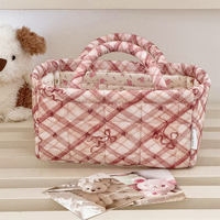 Panier de rangement personnalisé en gros, style INS haut de gamme, grande capacité, panier à linge domestique, bac de rangement en tissu pour articles divers