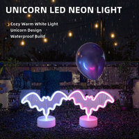 En gros Lampe néon chauve-souris pour décoration de fête d'Halloween, maison, cheminée, étagère, bar, vitrine
