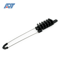 Pince de tension extérieure en fibre optique pour câble de dérivation Accessoires d'installation aérienne Pince de fil d'ancrage ADSS