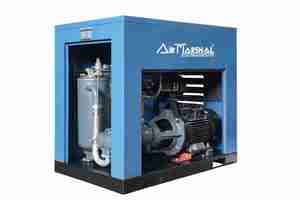 Compresor de Aire de Tornillo Rotativo con Inyección de Aceite, Equipo Industrial de Compresión de Aire para Operaciones Continuas en Fábricas - Product Image 4