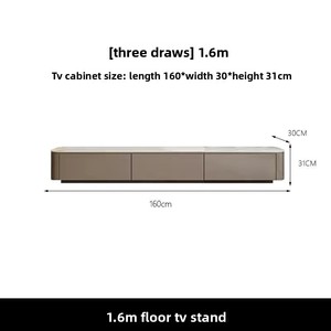 Mobile TV di Lusso Moderno di Alta Gamma in Legno Massello con Lastra di Roccia, Design a Pavimento <span class=keywords><strong>per</strong></span> Hotel, Nuovo Arredamento Trendy <span class=keywords><strong>per</strong></span> Soggiorno - Product Image 6