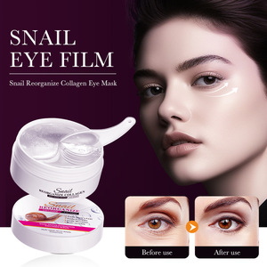 SADOER All-English Snail Eye Mask El colágeno mejora las ojeras y las bolsas <span class=keywords><strong>de</strong></span> párpados Suministro <span class=keywords><strong>de</strong></span> salud ocular - Product Image 3