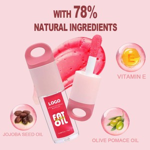 OCHAIN Olio per Labbra Vegano Cruelty-Free con Logo Personalizzato, Lucido, Idratante, Volumizzante, alla Frutta, con Portachiavi - Product Image 3