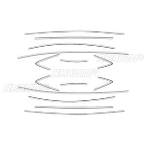 Accesorios para Toyota PRIUS Serie 60 2022-2023, Moldura de Ventana de Acero Inoxidable, Kit de Modificación de Carrocería - Product Image 5