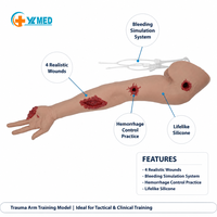 Brazo de Entrenamiento para Primeros Auxilios y Trauma con Sangrado Realista para Prácticas de Manejo de Hemorragias y Empacamiento de Heridas, con Certificación CE/ISO