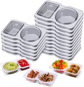 Contenedor Desechable Transparente de Plástico PP Moldeado por Inyección, Apto para Horno, de 25 ml, para Comida para Llevar, para Envasado de Alimentos - Product Image 1
