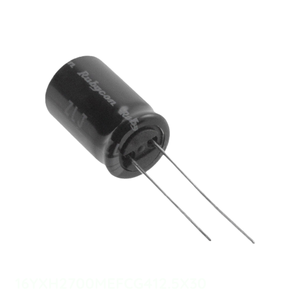 ตัวเก็บประจุ2700 uF แบบมีรู16YXH2700MEFCG412.5X30รัศมี16V 2700 uF 20% ฝาปิดของแท้ - Product Image 1