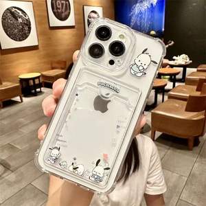 Dibujos animados <span class=keywords><strong>Pacha</strong></span> perro 13 12 fundas de teléfono móvil suave para iPhone 15Pro 16Pro electrochapado artesanía especial para Apple Plus 11 8 Plus - Product Image 2